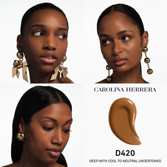 CAROLINA HERRERA NUDE COUTURE TRIPLE MOISTURE SERUM FOUNDATION D420 30 ML